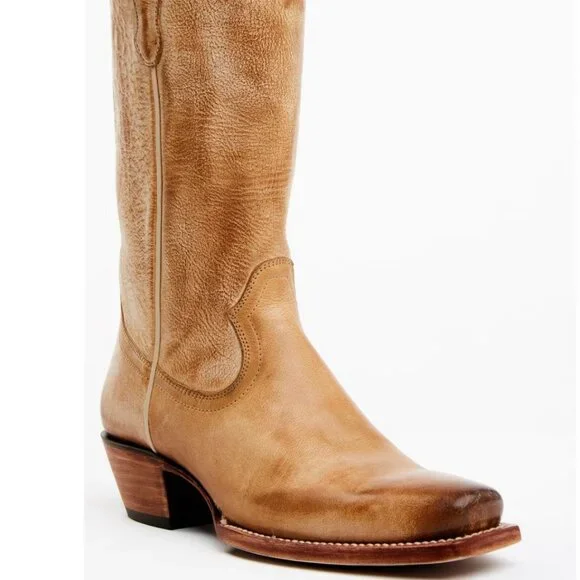 Cleo + Wolf “Ivy” Square-Toe Western Boots – Tan – Size 7 (Used Once) - Picture 1 of 10